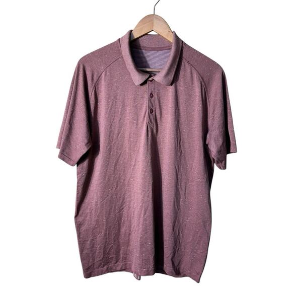 Lululemon Lululemon Metal Vent Tech Polo 2.0 White/ Chalky Rose Size XL - Picture 6 of 13